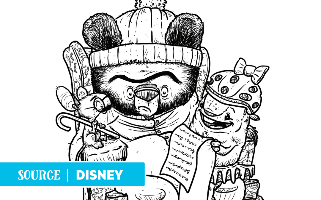 “Santa Bruce” – Activity and Coloring Pages