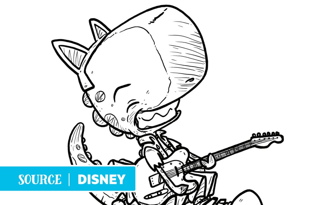 “We Will Rock Our Classmates” – Coloring Page