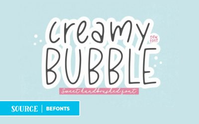 Creamy Bubble Font